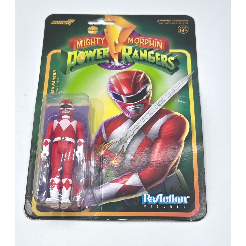 Mighty Morphin Power‎ Rangers Red Ranger Reaction Figure Super7
